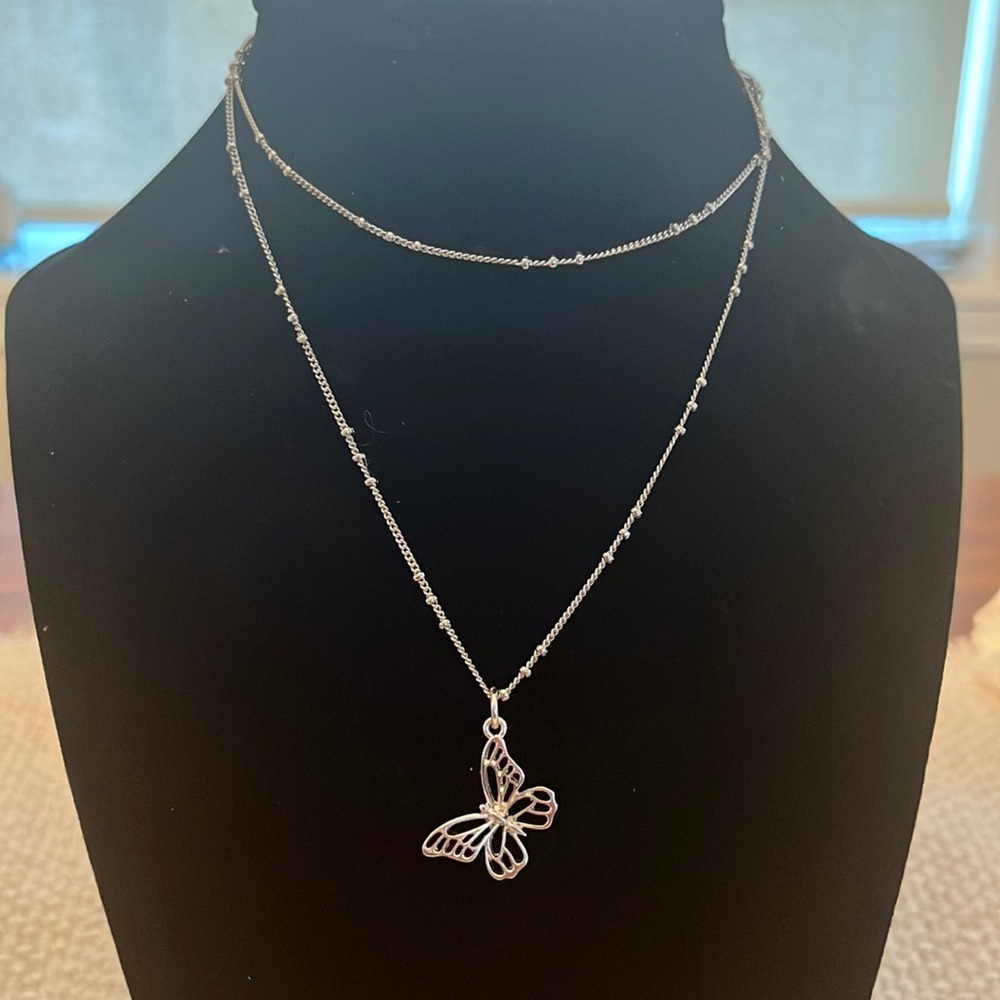 Butterfly Pendant Necklace 🦋